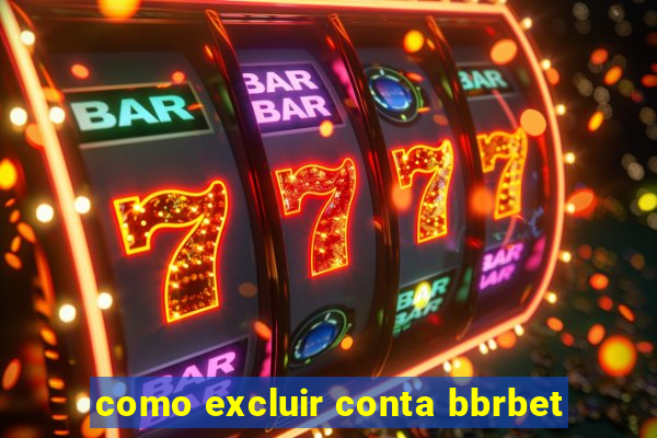 como excluir conta bbrbet